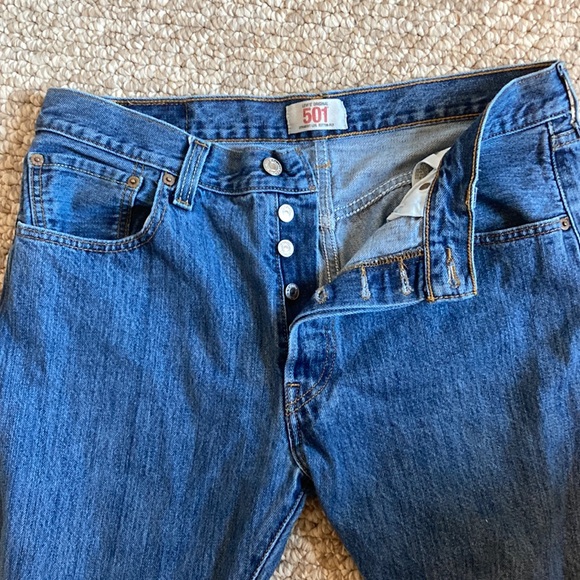 501 Levi Jeans, button fly, W34, L30 - Picture 2 of 14